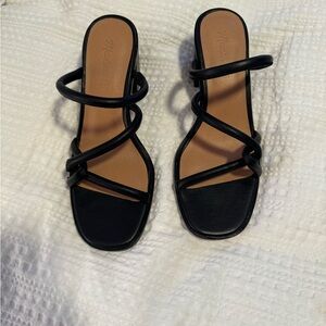 Madewell block heels - never worn